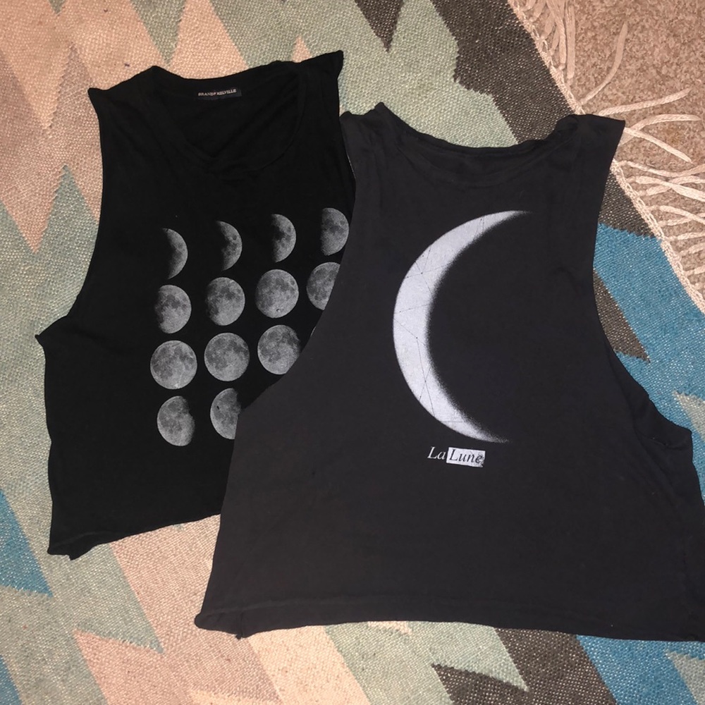 Moon graphic tank bundle
